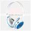 Stereo Wireless Bluetooth Headband Headset LED Indicators Headphone Earphone with FM TF