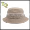custom Khaki 100% cotton bucket hats