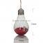 Clear Bulb Shape Hanging Wishing Glass Bottles,Glass Drift Jars With Message