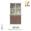 Corner Wooden Bookcase Home Furniture Bookcase With Cabinet Base 26F202