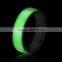 New arrivals Stainless steel glow in the dark wedding ring finger, Couples rings in silver and green color                        
                                                Quality Choice