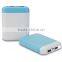 OPPUM 8000mAh mobile phone power bank 18650 lithium cell 5V 2A power bank with light VT-841