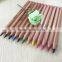 7" jumbo size hexagonal shape high quality 5.0mm cedar wood colored pencil with seal end