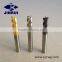 Solid carbide end mill cutting tools