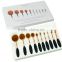 Hot sale!New arrival oval toothbrush shape private label Facial Cometic make up brush set Make up brush manufactory