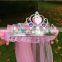 Hot Sale Kids Plastic Crown Pink Polyester Tulle Garland