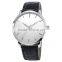 top sale oem custom rose gold luxury man/ woman stainless steel band leather watch