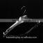 Factory customized acrylic plexiglass clothes hanger, short clothes hangers