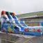 Promotional Giant Inflatable Water Slide,10m Length Water Slide With Pool
