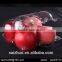 PET transparent 4 compartment apple fruit packaging box