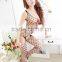 Sexy Fishnet Bodystocking Lace Jacquard Crotchless Bodysuit Sleepwear Tights