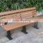 Cast iron park bench wooden and cast iron garden bench
