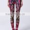 China manufacturer custom sublimation leggings digital Printed pants women running compression tights