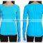 New design long sleeve design high quality cheap sports t shirts sports top women