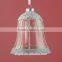 Factory supply christmas tree ornaments glass bell hot sale design christmas decoration