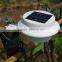 Outdoor Solar Powered LED Wall Path Landscape Mount Garden Fence Light Lamp