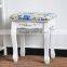 Fashion living room used top grade wood footstool