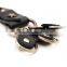 Leather Key Chain With Metal D Ring