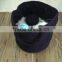Handmade Crochet Basket, wood folding basket