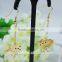 women's gold necklace fashion jewelry set