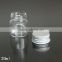 10ml clear small tublar glass jars for honey candy glass bottles or jar