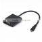 Micro HDMI Male to VGA Female Cable Converter Adapter for PC HDTV