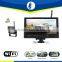 WIFI wireless 9" TFT LCD Color 2 Video Input Car RearView Headrest Monitor DVD VCR Monitor With Remote and Stand & Support Rota