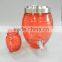 glass water dispenser with mason jar