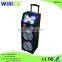 outdoor portable bluetooth speaker active speakers with light fm radio