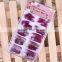 Violet Full Cover False Nail Elegant Airbrush Nail Tips