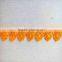 2016 Professional design orange flower water soluble chemical lace