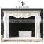 High polished marble stone fireplace mantel