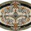 Palace flooring designs water jet marble floor medallion in kitchen