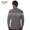 New Design Pure Cashmere Knitting Sweater, Men Grey Round Neck Knit Sweater