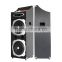 10 inch double horn amplifierspeakers with LED light and bluetooth