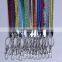 Promotiom sublimation fashion wristlet rhinestone iphone lanyard with keychain