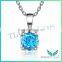 Wholesale Blue Cubic Zirconia Pendants Charms Necklace