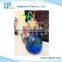 100ml/150ml/200ml/300ml/400ml/500ml Lamp bulb shape beverage plastic bottle with drinking straw and metal cap
