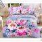 100% Cotton 3D floral Printed 4PCS Bedding Set ,3D Bed Cover Set Made in China