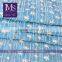Hot sales sea blue color small Floral embroidery fabric, new design embroidery cotton fabric for garment