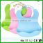 Colorful cute polyester baby bibs plain white