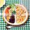 Rakuben Round Lunch Plate with Lid Plastic Microwave oven OK!