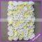 LFB500 latest design wedding stage background fake white ivory flower wall