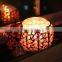 new stylish design glass candle stand holder