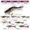 wholesale hot sale hard body plastic fishing lure jointed swim