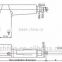 12v/24v dc sex machine linear actuator, quiet motion 38db