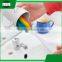 kitchen rainbow plastic sponge long handle hanging tableware water cup bottle clean cleaning brush
