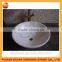 Yellow round circular outdoor wash basin sinks for decor