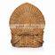 wholesale heart shape wicker basket with handle, wicker basket made in China