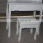 Low price made-up table/schmenktisch&hocker/hot sale cheaper white dressing table with mirror